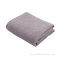 100% Baumwolle atmungsaktive Waffelsofa werfen Strickdecke